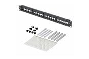 Tilbehør - StarTech.com Startech blank keystone patch panel - 1U - 19" - for RJ45 - TAA Compliant - C6PANELUTP241U