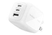 Mobil - Adaptere og ladere - Belkin BoostCharge Pro power adapter - GaN - 2 x USB-C USB - 70 watt - WCH018KQWH