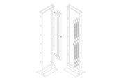 Rackskap - Tripp Lite Eaton Series PDU Mounting Bracket Accessory Kit 2-Post 4-Post Open Frame Rack - SRPDU2PBRKT