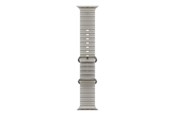 Smartklokke - Tilbehør - Apple - band for smart watch - 49 mm natural titanium finish - MK7K4ZM/A