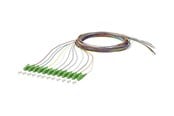 Nettverkskabel - METZ CONNECT OpDAT pigtail - 2 m - grey black white blue yellow red green brown orange violet pink turquoise - Svart - 2m - 150Q1JA0020E