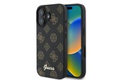 Mobil - Deksel og etui - GUESS Peony Script MagSafe iPhone 16 Plus Case - Black - 3666339342333