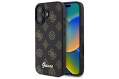 Mobil - Deksel og etui - GUESS Peony Script MagSafe iPhone 16 Case - Black - 3666339342326