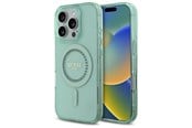 Mobil - Deksel og etui - GUESS IML Rhinestones MagSafe Case for iPhone 16 Pro - Green - 3666339305925