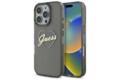 Mobil - Deksel og etui - GUESS IML Heart Case for iPhone 16 Pro - Black - 3666339306823