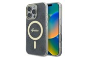 Mobil - Deksel og etui - GUESS IML 4G MagSafe Case for iPhone 16 Pro - Black - 3666339341985