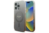 Mobil - Deksel og etui - GUESS IML Glitter Gradient MagSafe Case for iPhone 16 Pro - Brown - 3666339301422