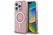 Mobil - Deksel og etui - GUESS IML Rhinestones MagSafe Case for iPhone 16 Pro - Pink - 3666339306076