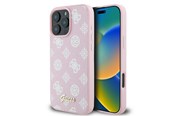 Mobil - Deksel og etui - GUESS Peony Script Logo MagSafe iPhone 16 Pro Case - Pink - 3666339345549