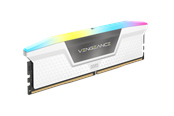 RAM - Corsair Vengeance RGB DDR5-600 - 16GB - CL38 - Single Channel (1 pcs) - AMD EXPO & Intel XMP - Hvit med RGB - CMH16GX5M1D6000Z38W