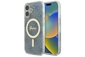 Mobil - Deksel og etui - GUESS IML 4G MagSafe Case for iPhone 16 - Blue - 3666339345365