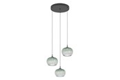 Lamper - EGLO ALAMITO KLYNGE Ø:425 CCT SVART STRUKTUR/GRØNN/KLAR - 902575