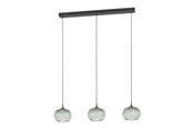 Lamper - EGLO ALAMITO LANGBORD L770 CCT 3L SVART STRUKTUR/GRØNN/KLAR - 902574