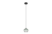 Lamper - EGLO ALAMITO PENDEL Ø:200 CCT SORT STRUKTUR/GRØNN/KLAR - 902576