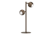 Lamper - EGLO BIMEDA 1 BORDLAMPE H450 2L GU10 M/AVBR. MØRK BRONSE - 902614