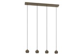 Lamper - EGLO BIMEDA 1 LANGBORD L770 4L GU10 MØRK BRONSE - 902613