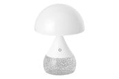 Lamper - EGLO GLITTER BORDLAMPE H210 RGBW TOUCH HVIT/TRANSP. - 75987