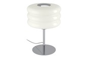 Lamper - EGLO TORTORA BORDLAMPE H300 M/AVBR. KROM/HVIT - 903072
