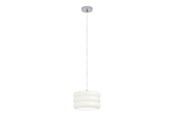 Lamper - EGLO TORTORA PENDEL Ø:300 KROM/HVIT - 903071