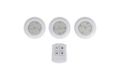 Lamper - EGLO YAMENZI UNDERSKAP Ø:88 3 STK M/FJERNBETJ. IP65 HVIT - 902945