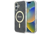 Mobil - Deksel og etui - GUESS IML 4G MagSafe Case for iPhone 16 Plus - Black - 3666339341978