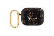 Mobil - Andre tilbehør - GUESS GUAP2PG4GPK AirPods Pro 2 (2022/2023) cover black/black 4G Hook - 3666339310608