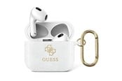 Mobil - Andre tilbehør - GUESS GUA3UCG4GT AirPods 3 cover Transparent Glitter Collection - 3666339009922