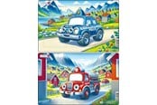 Puslespill - Larsen Puzzles Puslespill Politi og brannbil i full fart - 11 brikker 2D Puslespill - U23