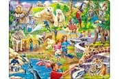 Puslespill - Larsen Puzzles Zoo Jigsaw Puzzle – 48 pieces Maxi (36.5 x 28.5 cm) 2D Puslespill - US30