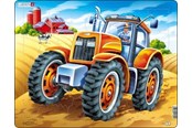 Puslespill - Larsen Puzzles Tractor Jigsaw Puzzle – 37 pieces Maxi (36.5 x 28.5 cm) 2D Puslespill - US4