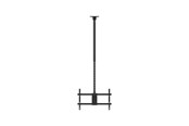 Veggmontering, AV-braketter & AV-møbler - Deltaco ARM-0404-B Office Telescopic ceiling mount 1090-1690mm 2x 37-86" 45 kg - Max 50 kg - recommended for 86" - ARM-0404-B