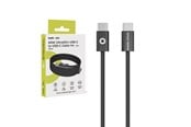 USB - Mobile Origin CB11 60W UltraSlim USB-C to USB-C Cable 1m - Black - MO-USC-CB11-BLK