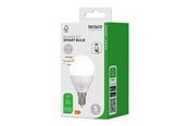 Smarthus - Deltaco LED-pære, E14, dimbar, 2700K-6500K, G45, 4,9W, WiFi - SH-LE14G45CCTC