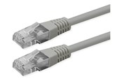 Nettverkskabel - Roline patch cable - 30 cm - grey RAL 7035 - Grå - 21.51.1510