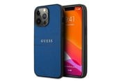 Mobil - Deksel og etui - GUESS Saffiano Strap Case for iPhone 13 Pro Max 6.7" - Blue - 3666339023546