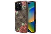 Mobil - Deksel og etui - GUESS GUHMP16LP4ROPEMCW iPhone 16 Pro 6.3" brown/brown hardcase 4G Flowers Print MagSafe - 3666339350260