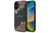 Mobil - Deksel og etui - GUESS GUHMP16SP4ROPEMCK iPhone 16 6.1" black/black hardcase 4G Flowers Print MagSafe - 3666339350093