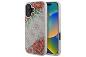 Mobil - Deksel og etui - GUESS GUHMP16SP4ROPEMCP iPhone 16 6.1" pink/pink hardcase 4G Flowers Print MagSafe - 3666339350543