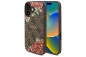 Mobil - Deksel og etui - GUESS GUHMP16SP4ROPEMCW iPhone 16 6.1" brown/brown hardcase 4G Flowers Print MagSafe - 3666339350246