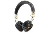 Hodetelefoner - GUESS Bluetooth ENC GUBH70EPOSMK on-ear headphones black/black Peony Script Round Shape - 3666339328962