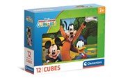 Puslespill - Clementoni Mickey Mouse Clubhouse Cube Puzzle 2026 12 pieces Blokk - 41348
