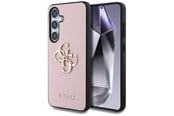 Mobil - Deksel og etui - GUESS Grained Big 4G Logo Small Classic Logo case for Samsung Galaxy S25 pink - 3666339449193