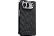 Mobil - Deksel og etui - PITAKA Edge Case Back Cover - Black/Grey Twill - iPhone Duo - KI1801F