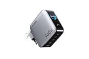 Mobil - Adaptere og ladere - UGREEN Nexode Pro 160W 5-Port GaN Fast Charger with Smart Display (Incl. USB-C Cable) - 65637B