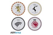 Reklameartikler - ABYstyle - Game Of Thrones - Set Of 4 Plates (Houses) - ABYTAB008