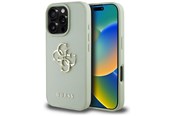 Mobil - Deksel og etui - GUESS Grained Big 4G Logo Small Classic Logo case for iPhone 16 Pro - green - 3666339424992