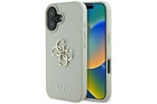 Mobil - Deksel og etui - GUESS Grained Big 4G Logo Small Classic Logo case for iPhone 16 - green - 3666339424978