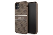 Mobil - Deksel og etui - GUESS 4G Stripe case for iPhone 11 / Xr 6.1" - brown - 3666339005498