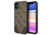 Mobil - Deksel og etui - GUESS 4G Triangle Collection case for iPhone 11 6.1" / Xr 6.1" - brown - 3666339016302