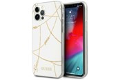 Mobil - Deksel og etui - GUESS Gold Chain Collection iPhone 12 Pro Max 6.7" Case - White - 3700740481356